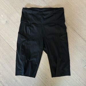 Lululemon fast and free high rise shorts
